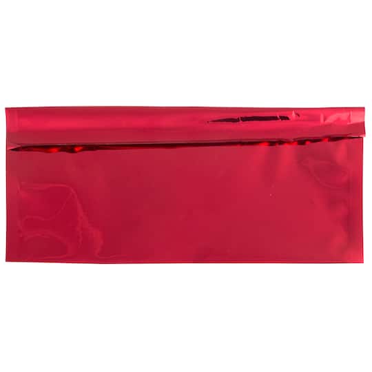 JAM Paper 4" x 9.5" Foil Self Adhesive Business Envelopes